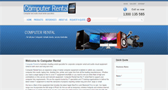 Desktop Screenshot of computer-rental.com.au